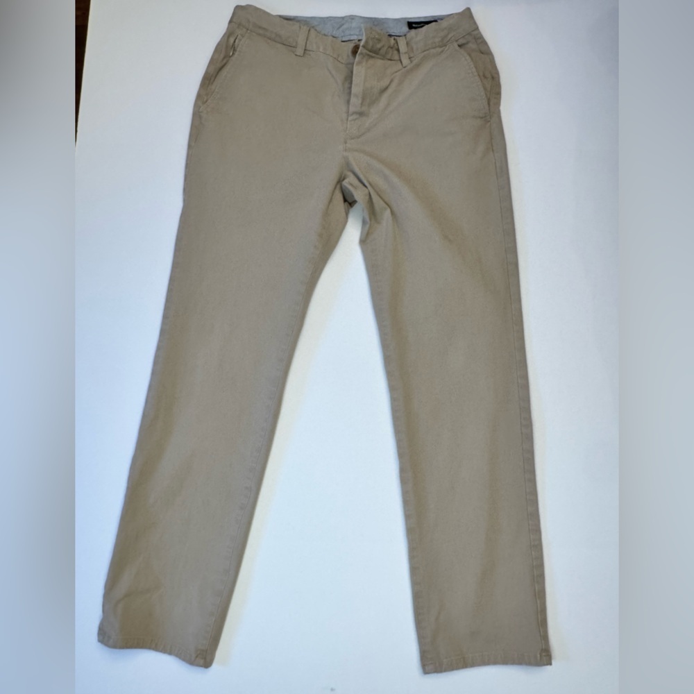 Bonobos Slim Fit Chino Pants Khaki 32x30 Stretch Casual Dress